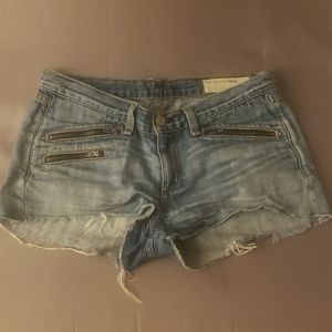 Rag & Bone distressed denim shorts